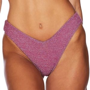 Beach Riot Beetroot Swim Bottom XL
